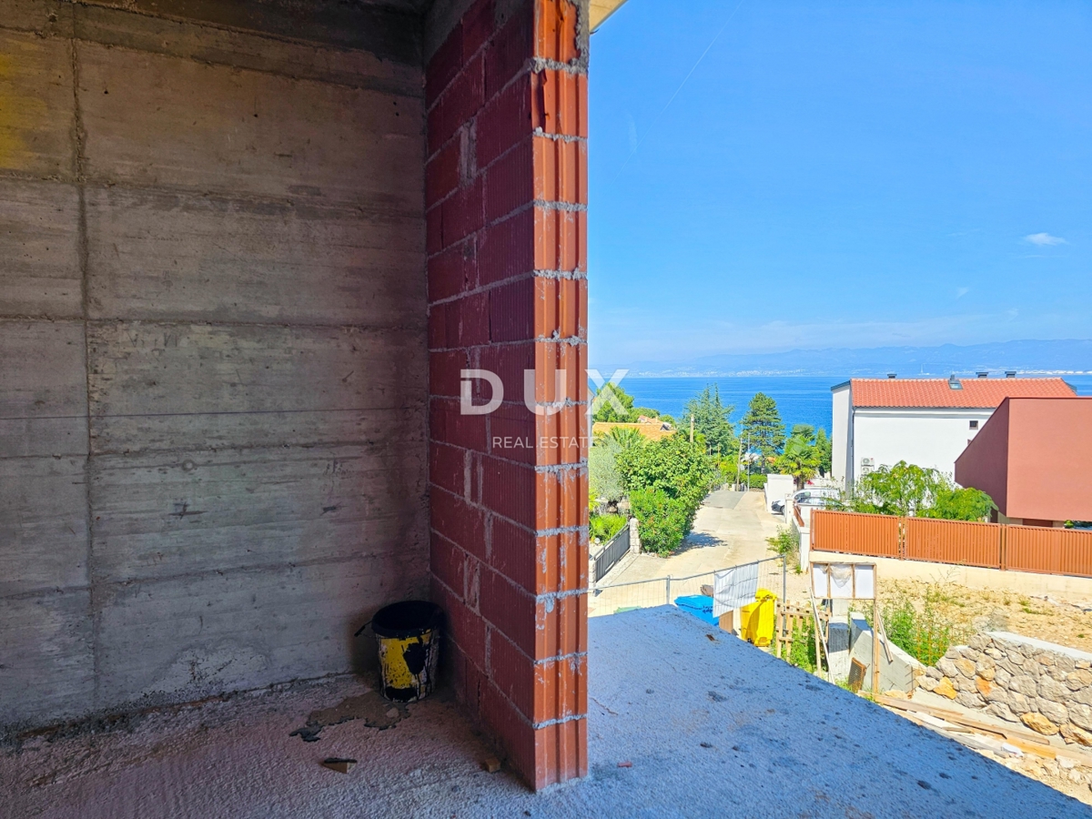 ISOLA DI KRK, MALINSKA - Moderna casa bifamiliare con vista mare