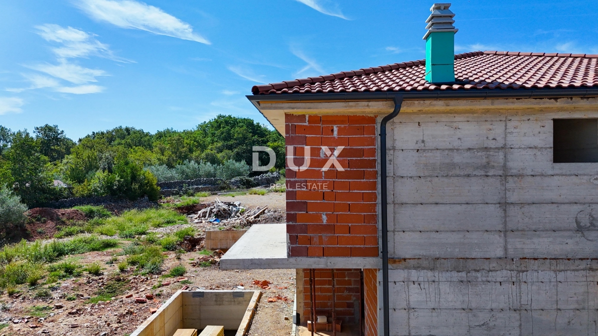 ISOLA DI KRK, MALINSKA - Moderna casa bifamiliare con vista mare