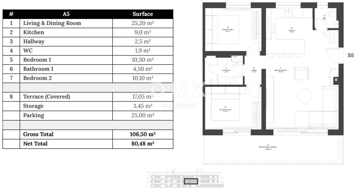 ZADAR, ZATON - Nuovo edificio con ascensore a 45 metri dalla spiaggia! A5