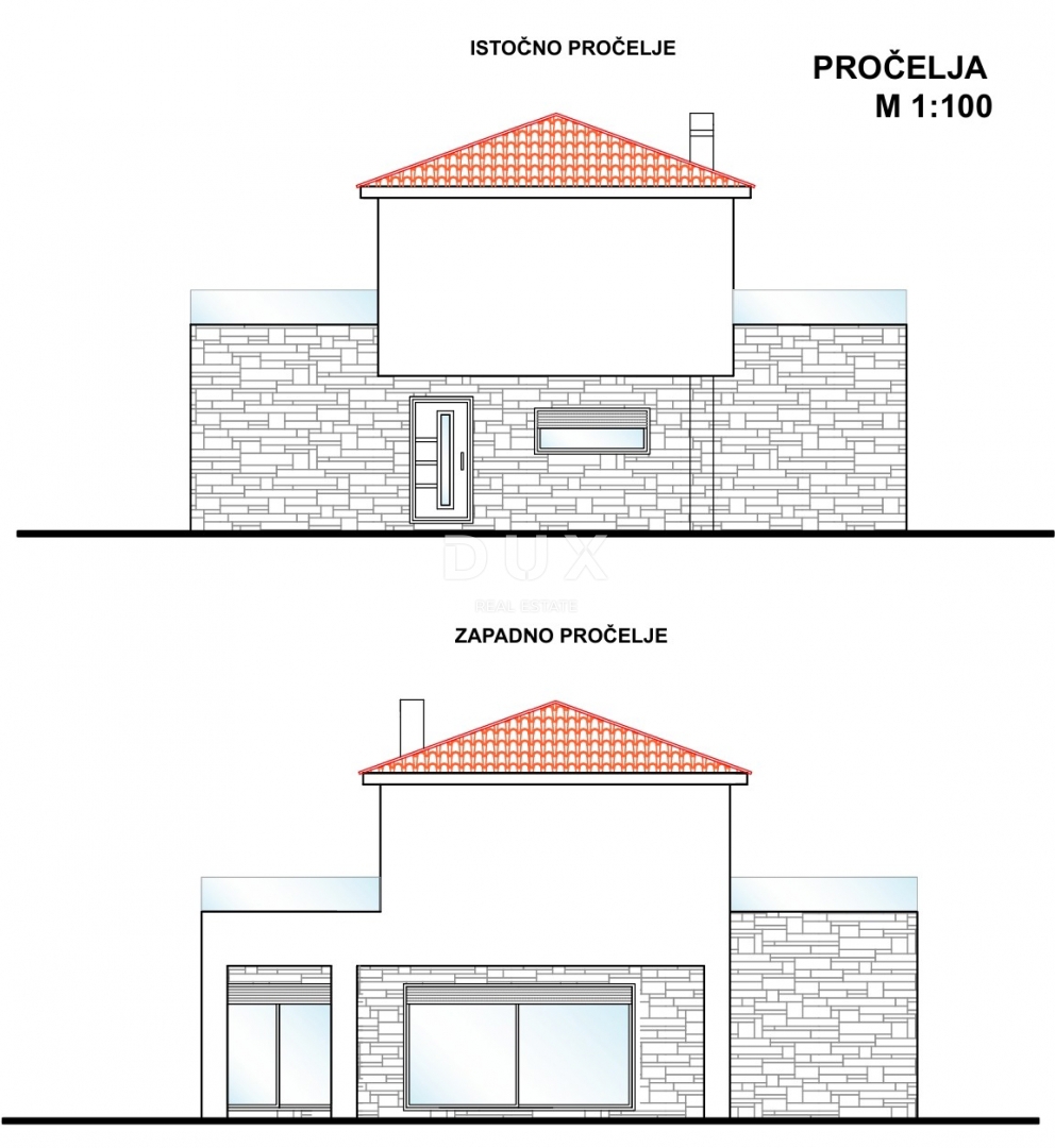 ISOLA DI KRK, MALINSKA (dintorni) - Terreno edificabile con progetto