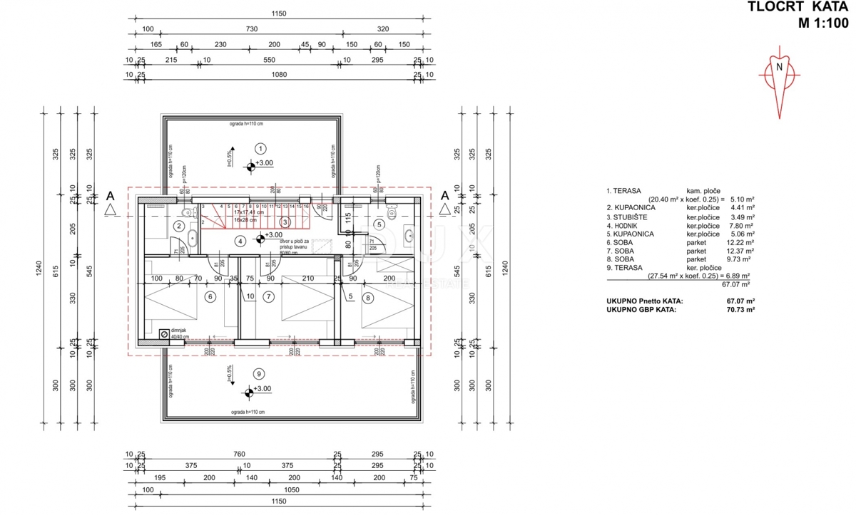 ISOLA DI KRK, MALINSKA (dintorni) - Terreno edificabile con progetto