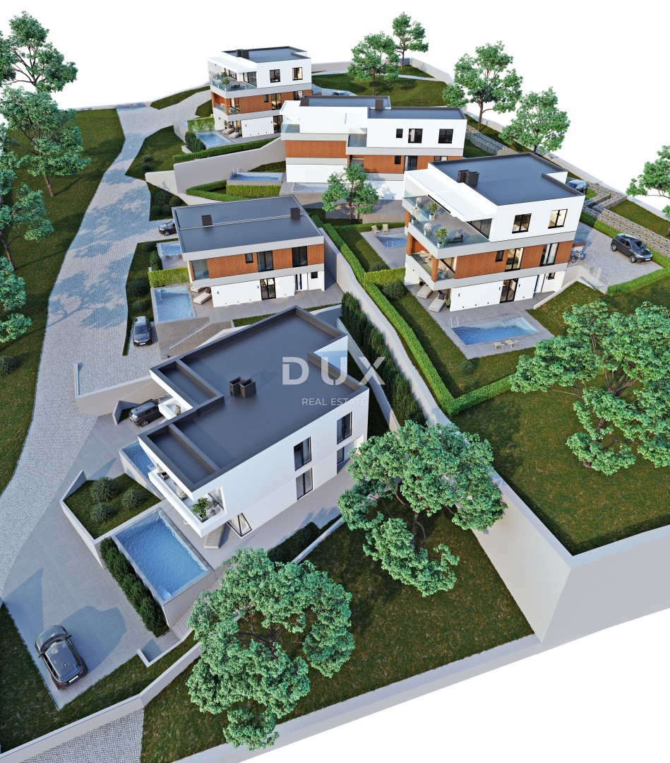 ABBAZIA, LOVRAN – residenze di lusso con piscina privata e vista panoramica sul mare