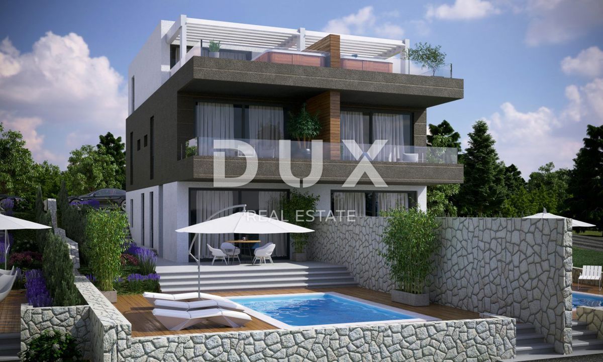 ISOLA DI PAG, NOVALJA - Attico a due piani con terrazza sul tetto