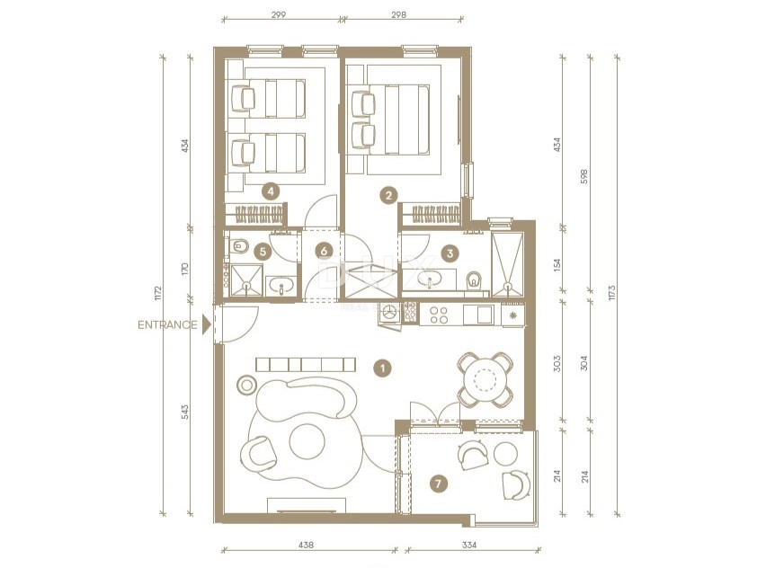 NOVI VINODOLSKI – Appartamento di 65 m² in un resort esclusivo, prima fila al mare con spiaggia privata
