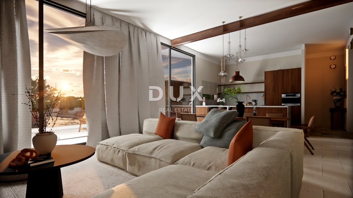 ISTRIA, MONTONA - Terreno con permesso di costruire e progetto interessante