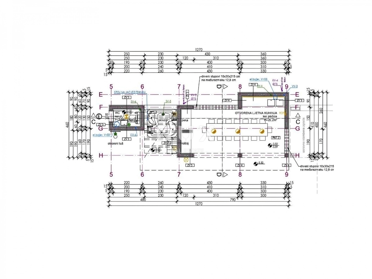 ISTRIA, MONTONA - Terreno con permesso di costruire e progetto interessante