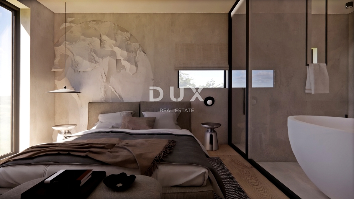 ISTRIA, MONTONA - Terreno con permesso di costruire e progetto interessante