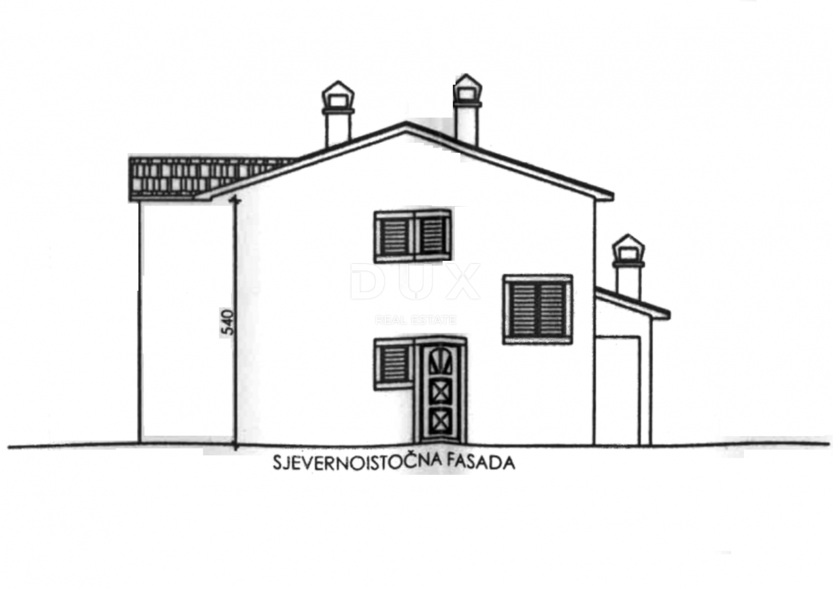 ISTRIA, MONTONA - Terreno con permesso di costruire