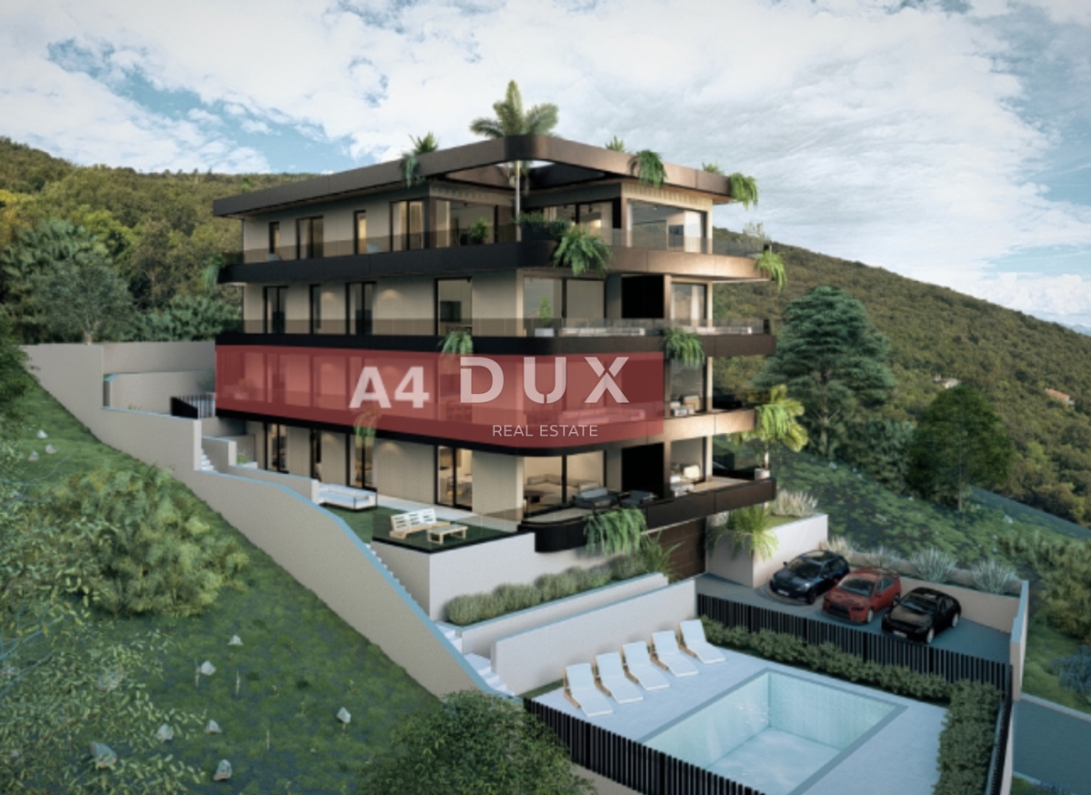 OPATIJA, IČIĆI - Appartamento di lusso con terrazza e vista libera