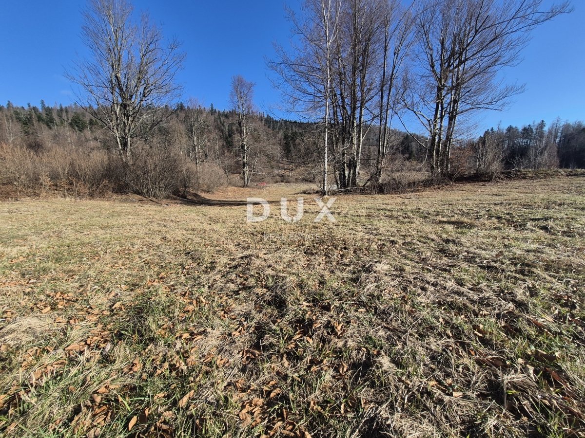 GORSKI KOTAR, FUŽINE - terreno edificabile 823 m2 - opportunità di investimento!