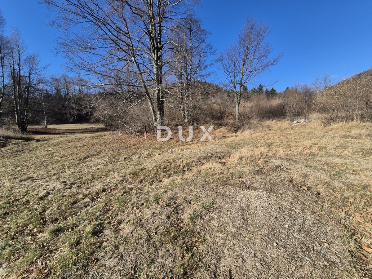 GORSKI KOTAR, FUŽINE - terreno edificabile 823 m2 - opportunità di investimento!