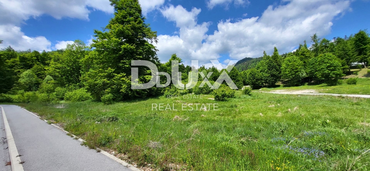 GORSKI KOTAR, FUŽINE - terreno edificabile 823 m2 - opportunità di investimento!