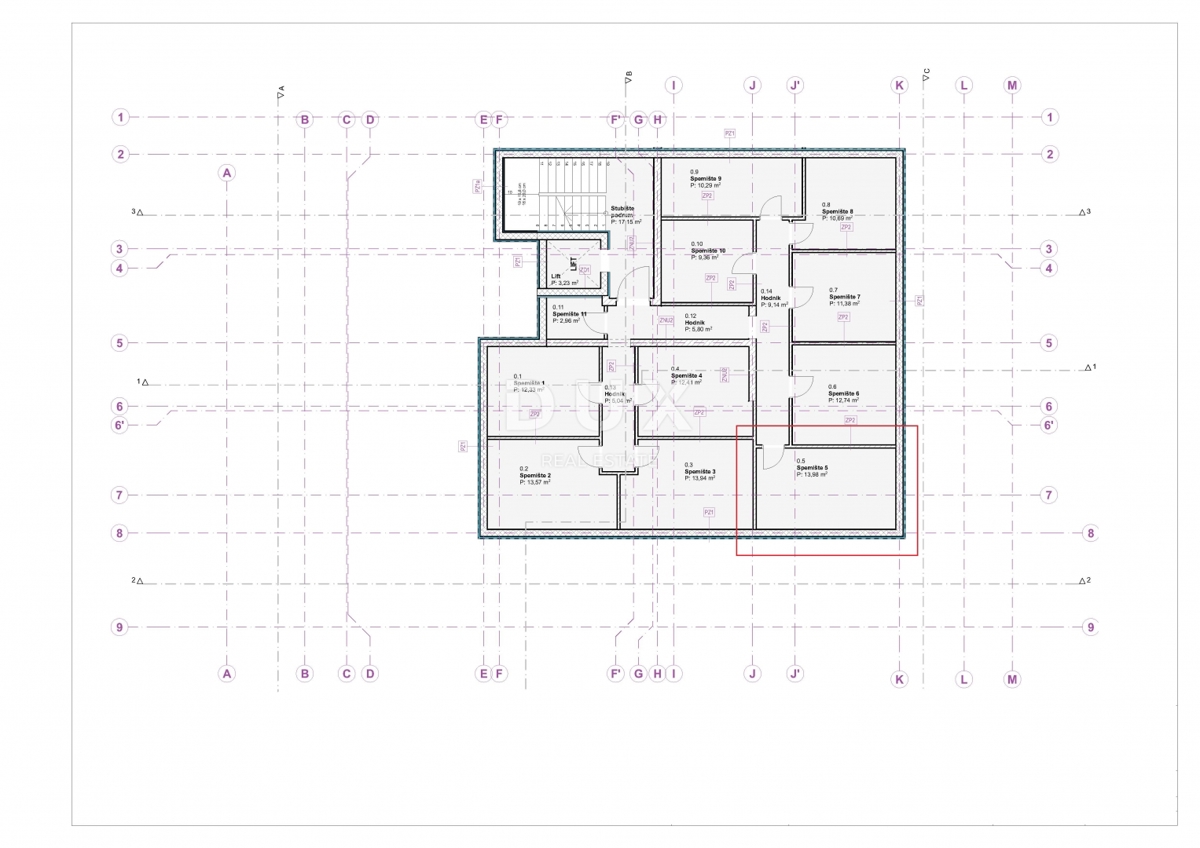 ŠIBENIK, VODICE – Lussuoso appartamento con tre camere da letto con ascensore e vista panoramica sul mare