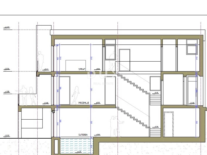 RAVNA GORA, STARI LAZ – terreno edificabile di 1.204 m² per la costruzione di due case vacanze con piscina
