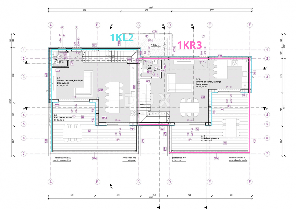 ŠIBENIK, TRIBUNJ – Appartamento di lusso premium al piano terra con piscina