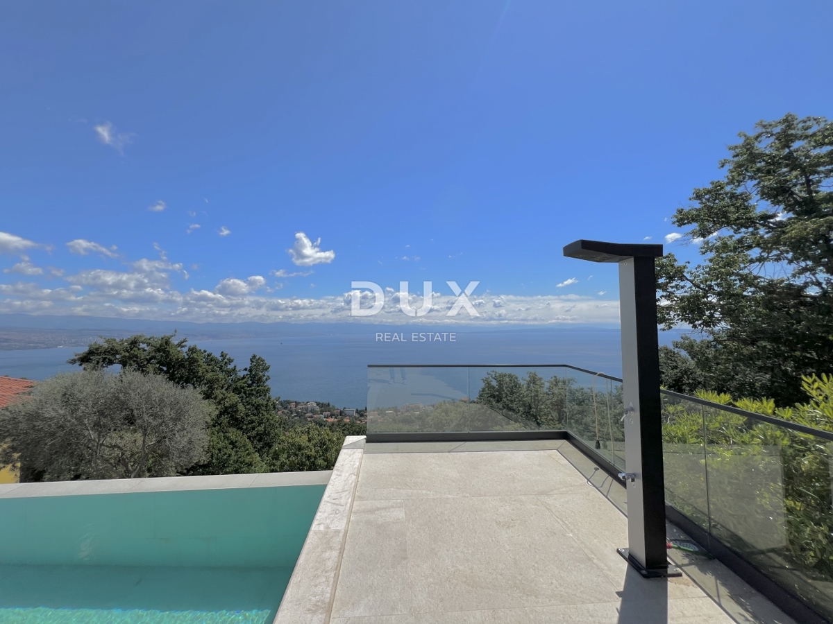 OPATIJA, LOVRAN – Appartamento esclusivo con vista panoramica e piscina