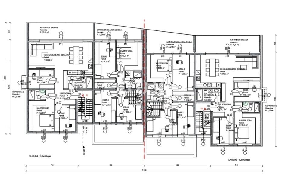 VELIKA GORICA – Moderno edificio di nuova costruzione, appartamento con due camere da letto, loggia, garage e posto auto – un ottimo investimento