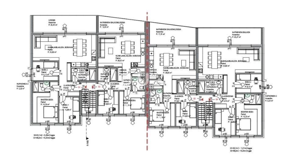 VELIKA GORICA – Moderno edificio di nuova costruzione, appartamento con due camere da letto, loggia, garage e posto auto – un ottimo investimento