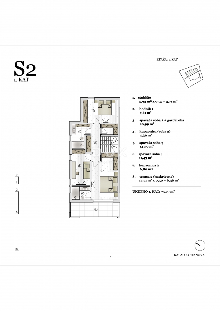 ŠIBENIK, VODICE – LUX DUPLEX con piscina, terrazza sul tetto e vista dall'alto