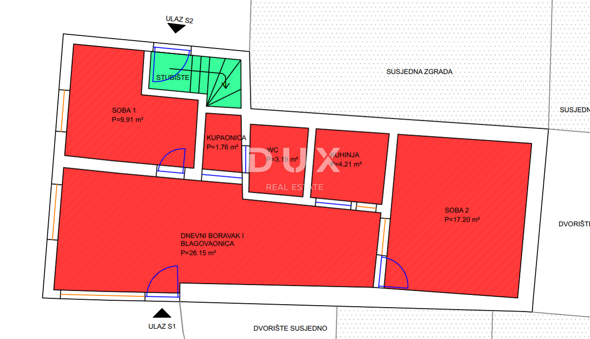 ŠIBENIK, PIROVAC – Appartamento da ristrutturare a 40 m dal mare