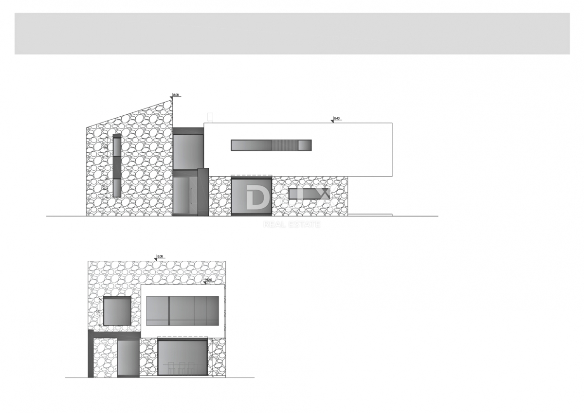 ISTRIA, PARENZO - Casa moderna con piscina e vista mare