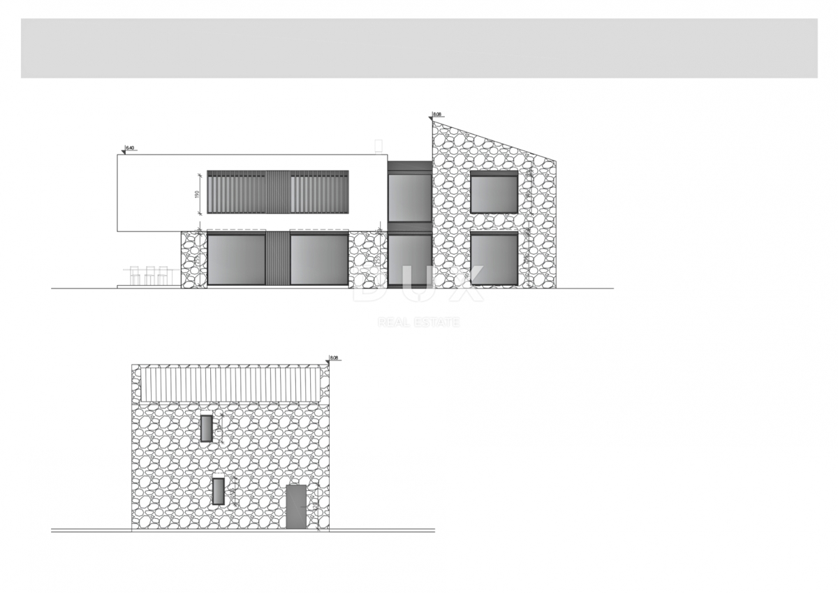 ISTRIA, PARENZO - Casa moderna con piscina e vista mare