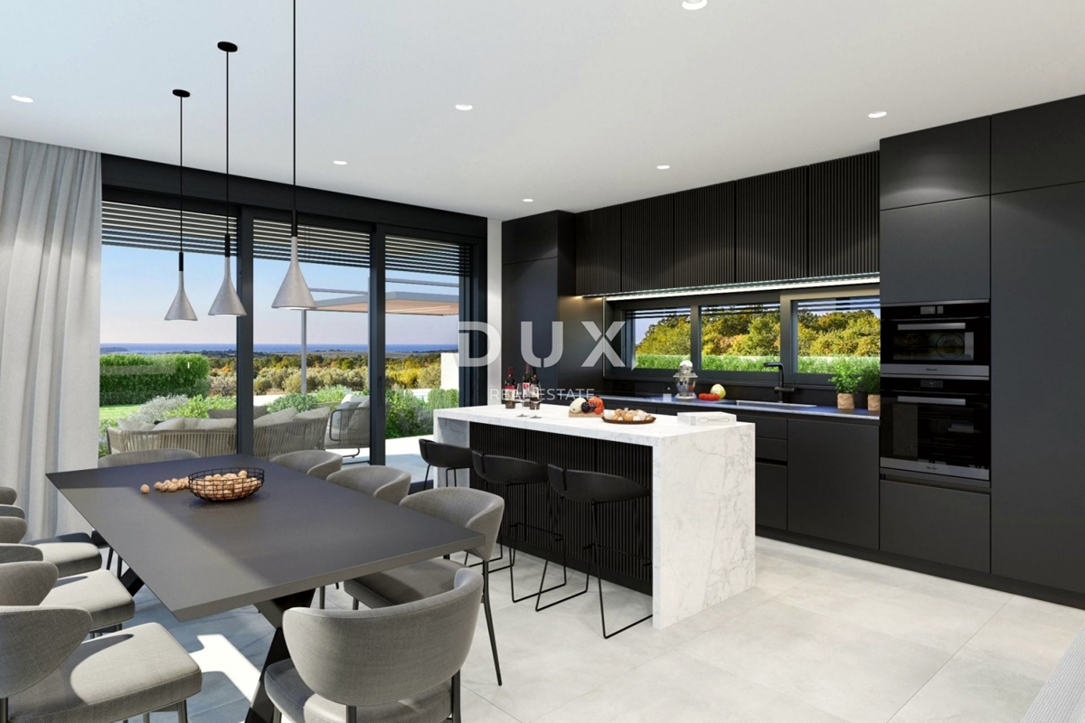 ISTRIA, PARENZO - Casa moderna con piscina e vista mare