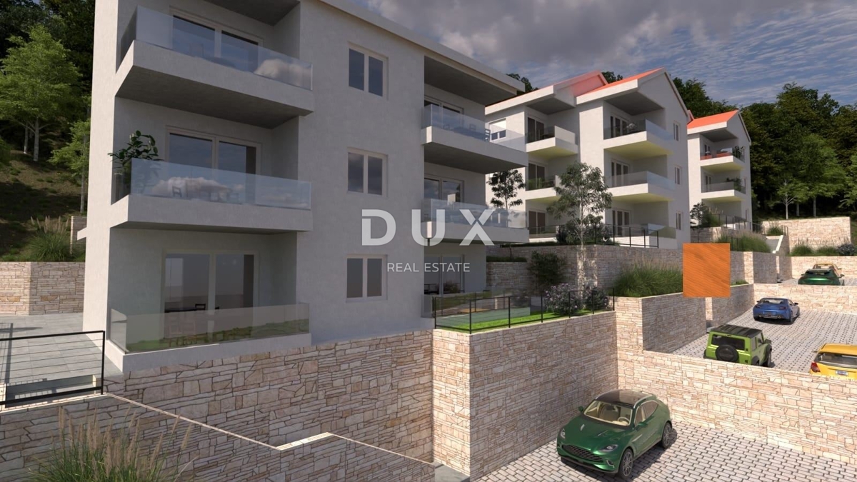 OPATIJA, RUKAVAC - terreno edificabile 2560m2 CON PERMESSO DI UBICAZIONE!! per 3 edifici e una splendida vista sul mare