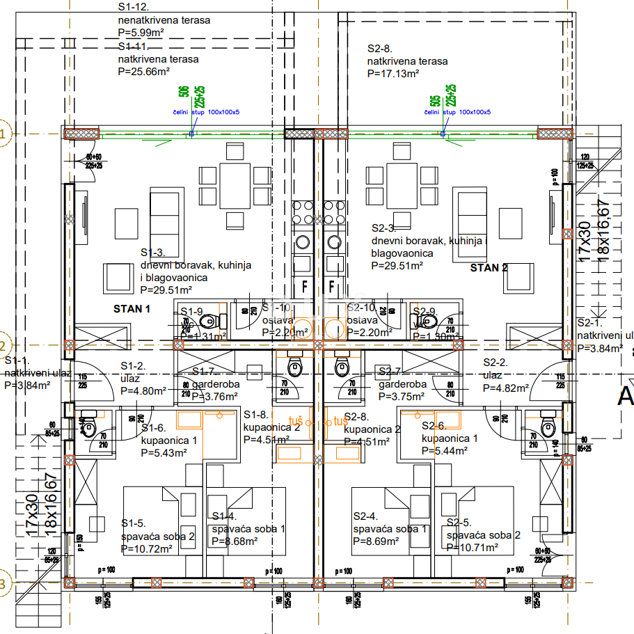 ZARA, ZATON - Progetto di 12 appartamenti! Permesso di costruire! Seconda fila al mare!