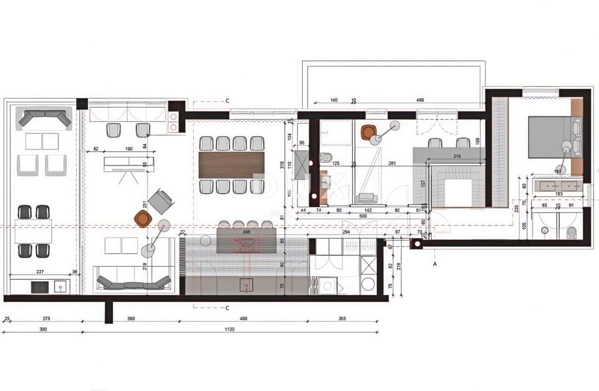 ISTRIA, NOVIGRAD - Lussuoso appartamento con vista mare