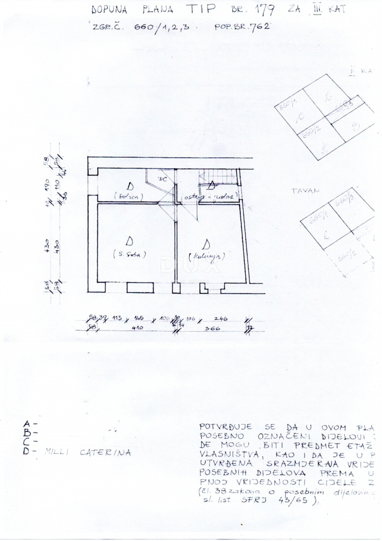 ISTRIA, ROVIGNO - Appartamento a 90 metri dal mare