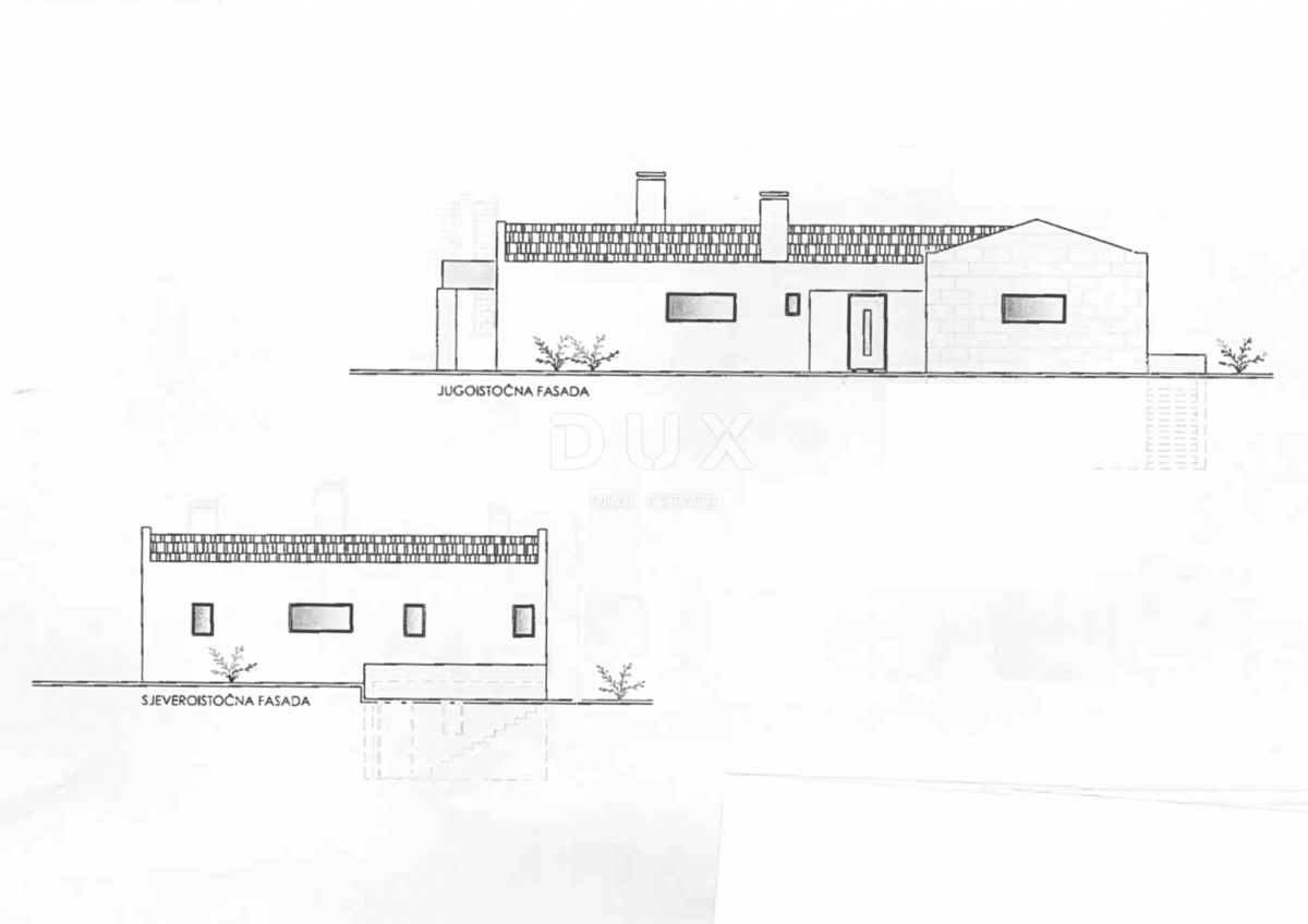 ISTRIA, ALBONA - Terreno con costruzione iniziata