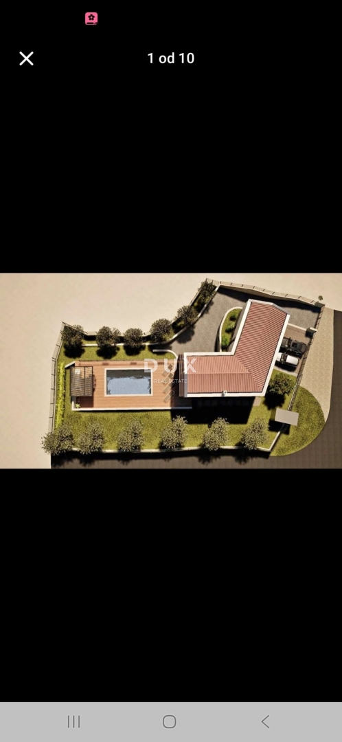 BUZET (dintorni) - terreno edificabile con permesso di costruire valido e progetto, pronto per la costruzione!