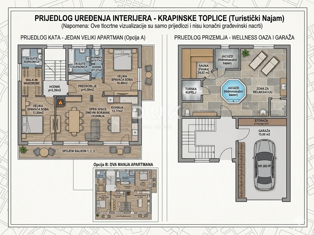 ZAGORJE, KRAPINSKE TOPLICE - Investimento nel turismo termale, vicino al parco acquatico Aquae Vivae