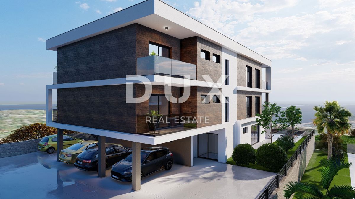 ISOLA DI KRK, VRBNIK - Appartamento di lusso con vista panoramica sul mare