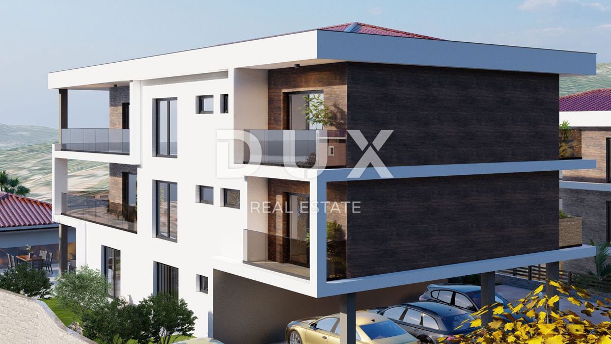 ISOLA DI KRK, VRBNIK - Appartamento di lusso con vista panoramica sul mare