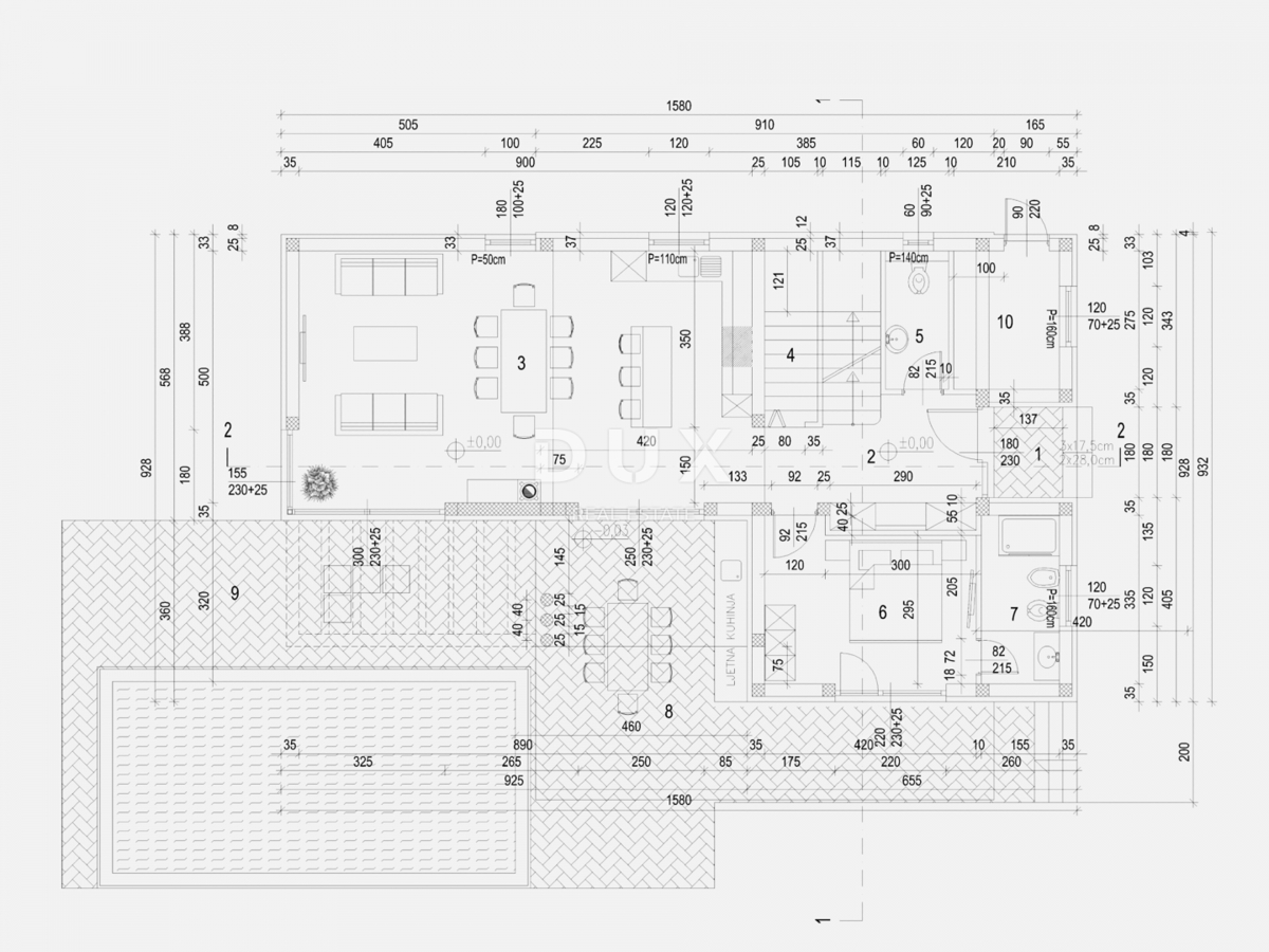 ISTRIA, MARČANA - Casa moderna con piscina