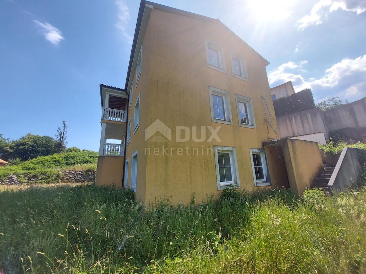 OPATIJA, LOVRAN, DOBREĆ - casa 390m2 con bellissima vista sul mare + giardino 850m2