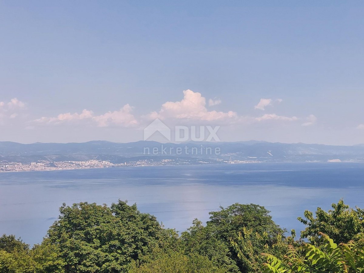 OPATIJA, LOVRAN, DOBREĆ - casa 390m2 con bellissima vista sul mare + giardino 850m2