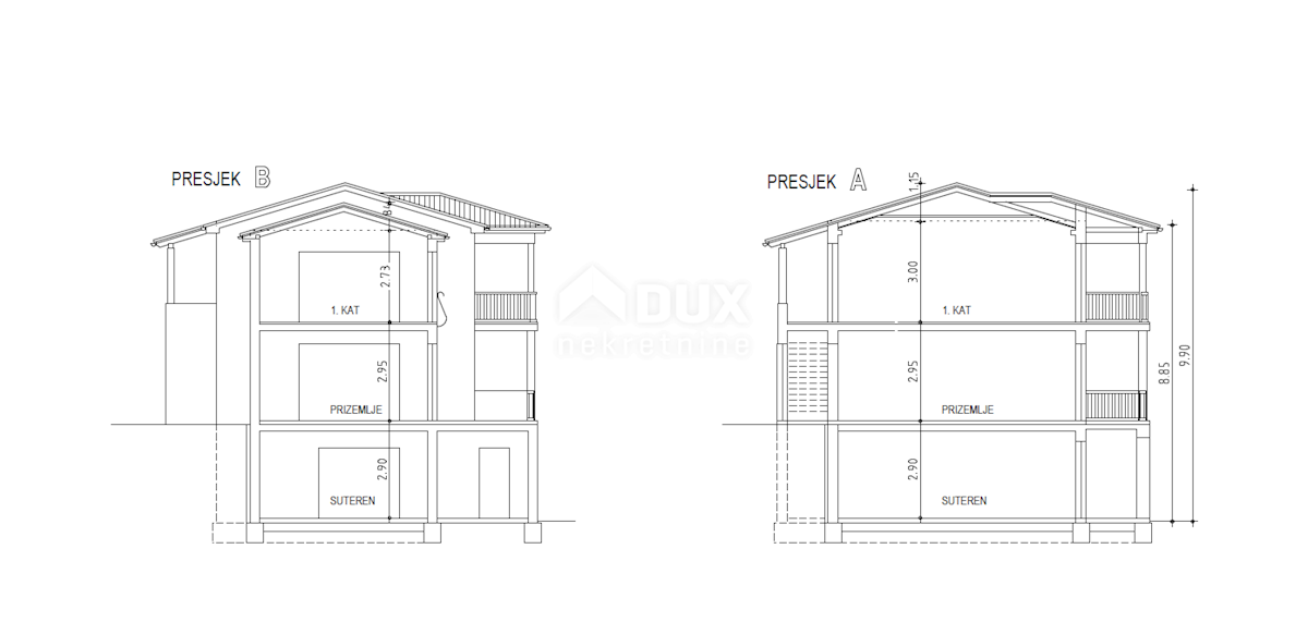 OPATIJA, LOVRAN, DOBREĆ - casa 390m2 con bellissima vista sul mare + giardino 850m2
