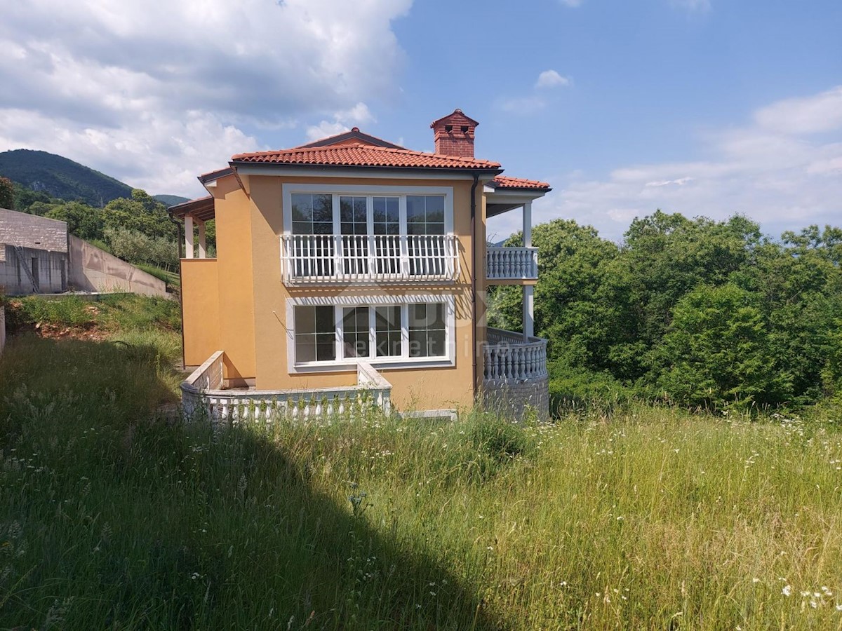 OPATIJA, LOVRAN, DOBREĆ - casa 390m2 con bellissima vista sul mare + giardino 850m2