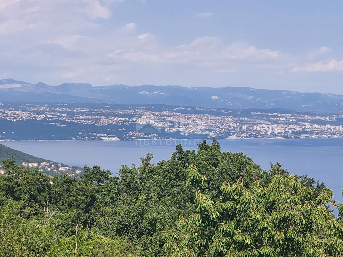 OPATIJA, LOVRAN, DOBREĆ - casa 390m2 con bellissima vista sul mare + giardino 850m2