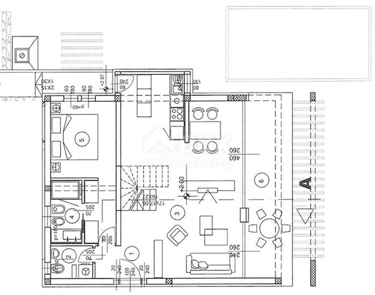 CRIKVENICA - lussuoso appartamento duplex in villa residenziale con piscina privata