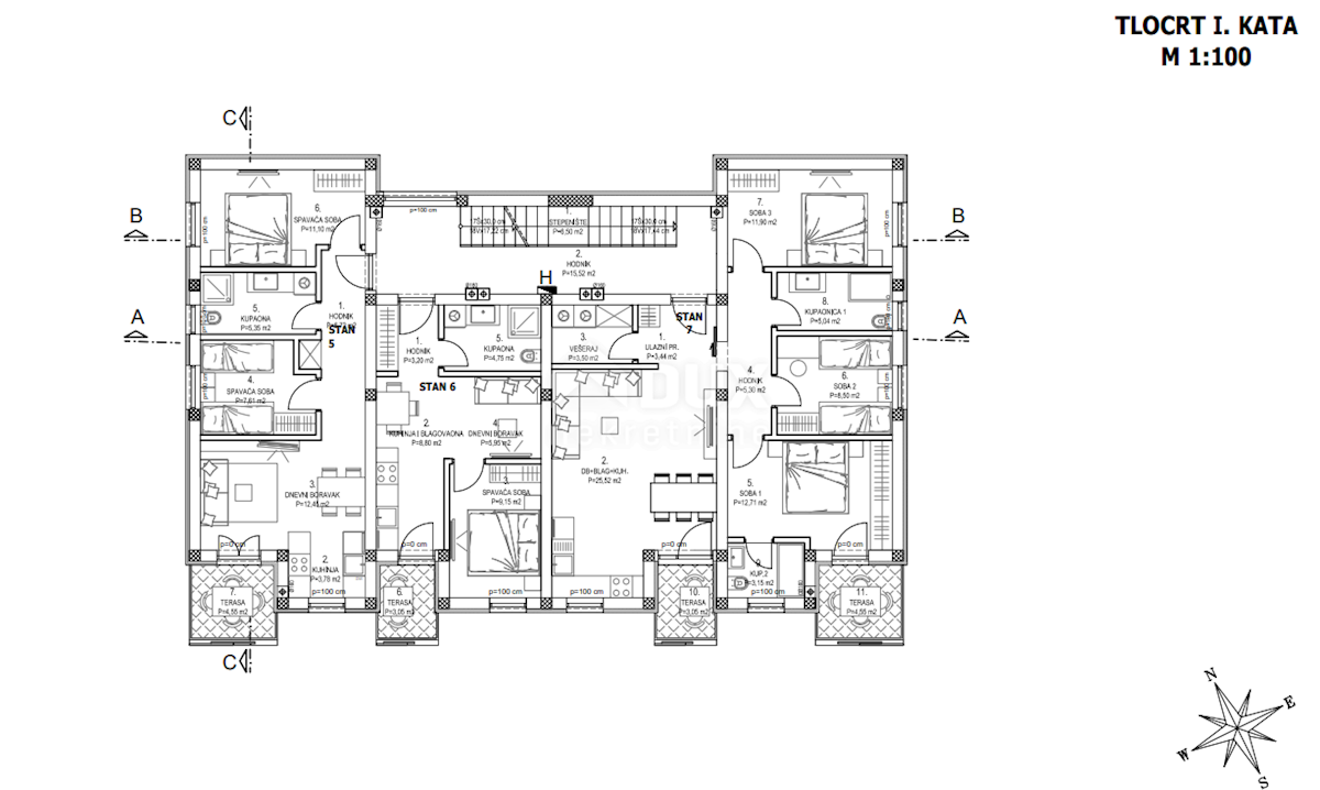 Appartamento Labin, 50,57m2