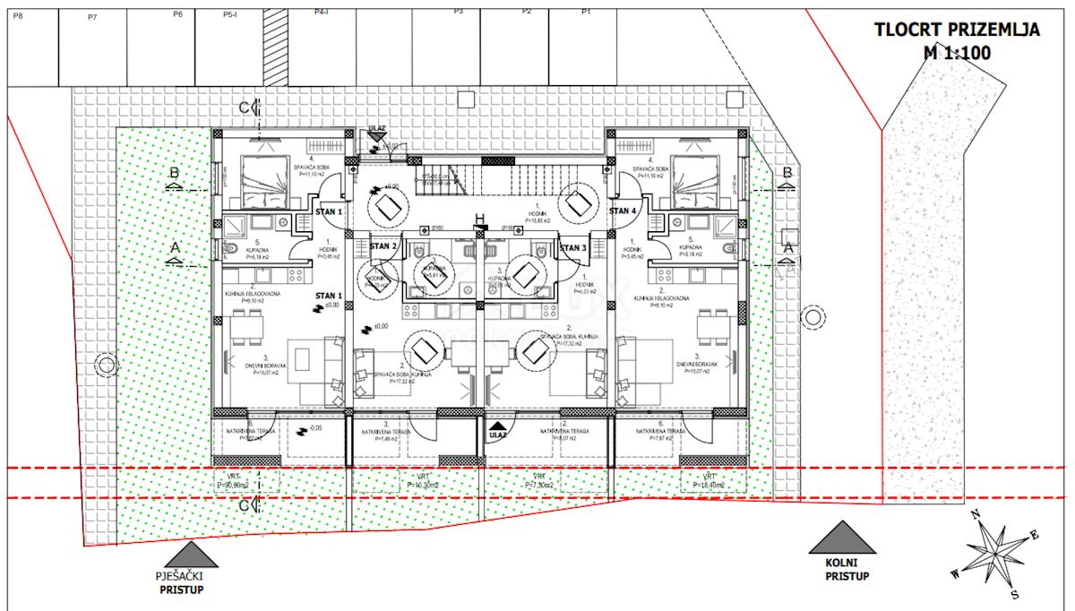 Appartamento Labin, 50,57m2