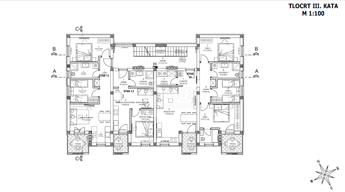 Appartamento Labin, 50,57m2