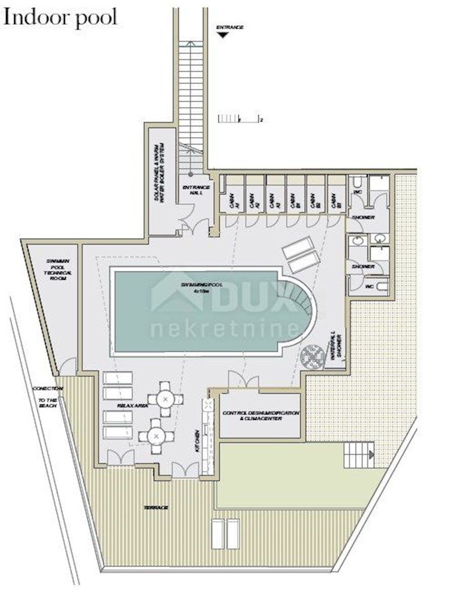 LOVRAN - Villa con piscina prima fila al mare