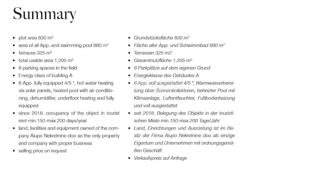 LOVRAN - Villa con piscina prima fila al mare