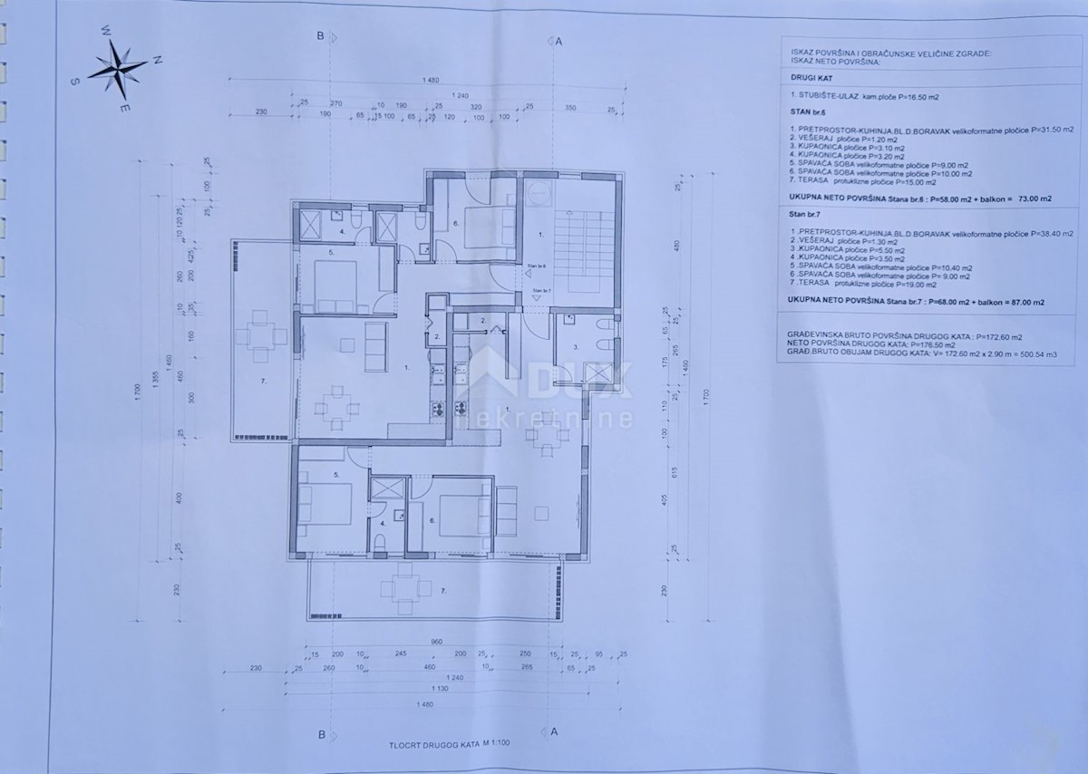 MATULJI, JURDANI, RUPA - terreno edificabile di 9000m2 con EDIFICAZIONE. PERMESSO per un edificio residenziale e commerciale