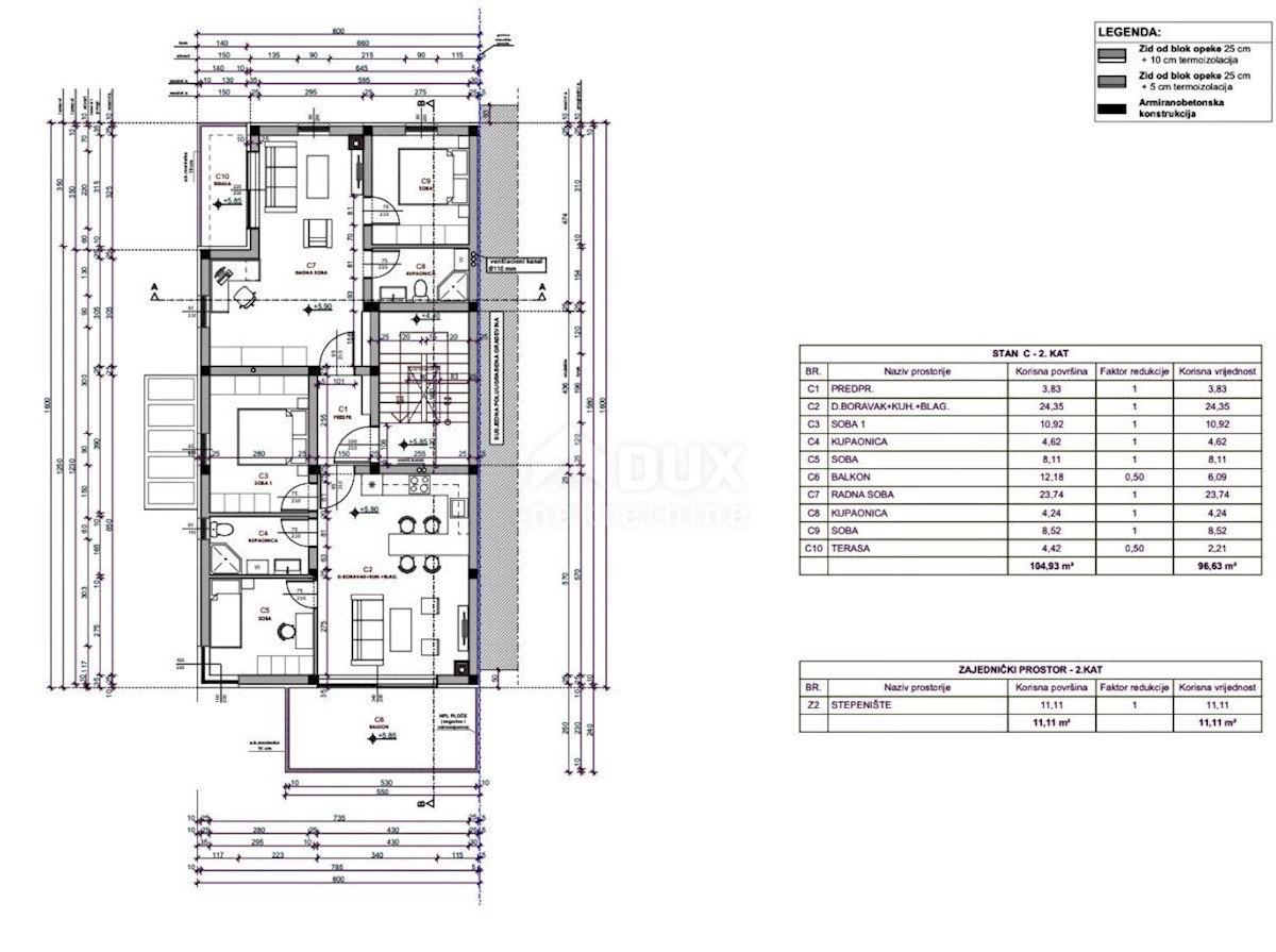 Appartamento Medulin, 104,93m2